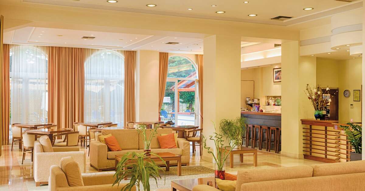 Een foto van het interieur van Corfu Hellinis Hotel