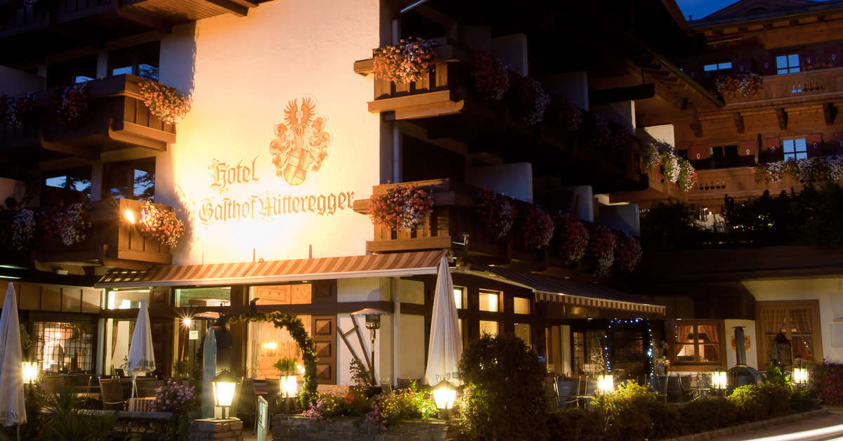 Een foto van de buitenkant van Hotel Gasthof Mitteregger