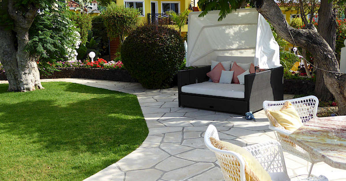 Ein Foto von der Terrasse im Villa Rosalva