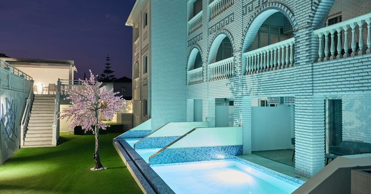 Een foto van het zwembad bij Meandros Boutique & Spa