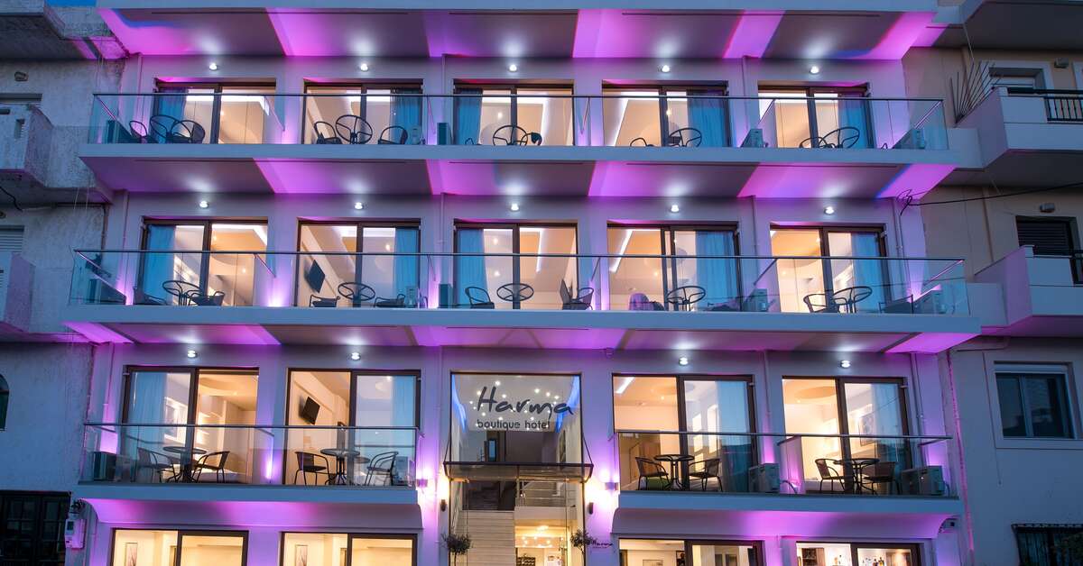 Ein Foto von der Außenansicht des Harma Boutique Hotel