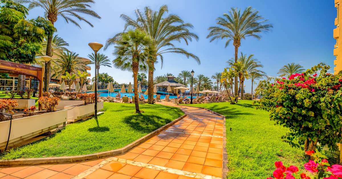 Een foto van het terras bij SBH Hotel Costa Calma Beach Resort