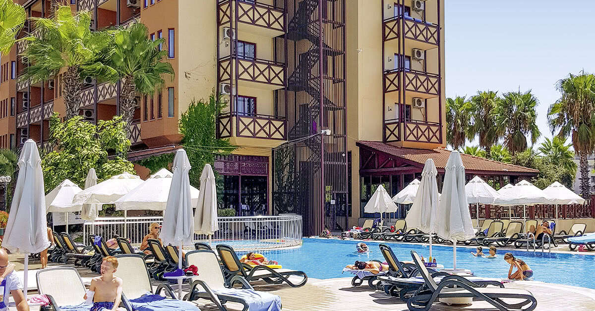 Een foto van het zwembad bij Hotel Villa Side