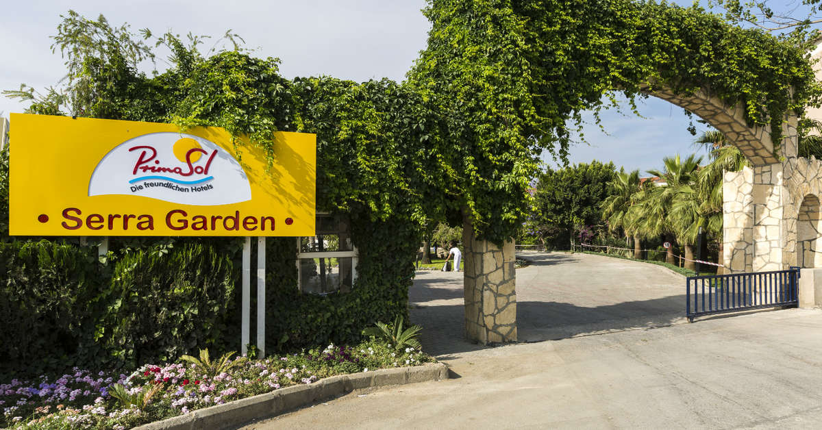 Ein Foto von der Terrasse im Serra Garden