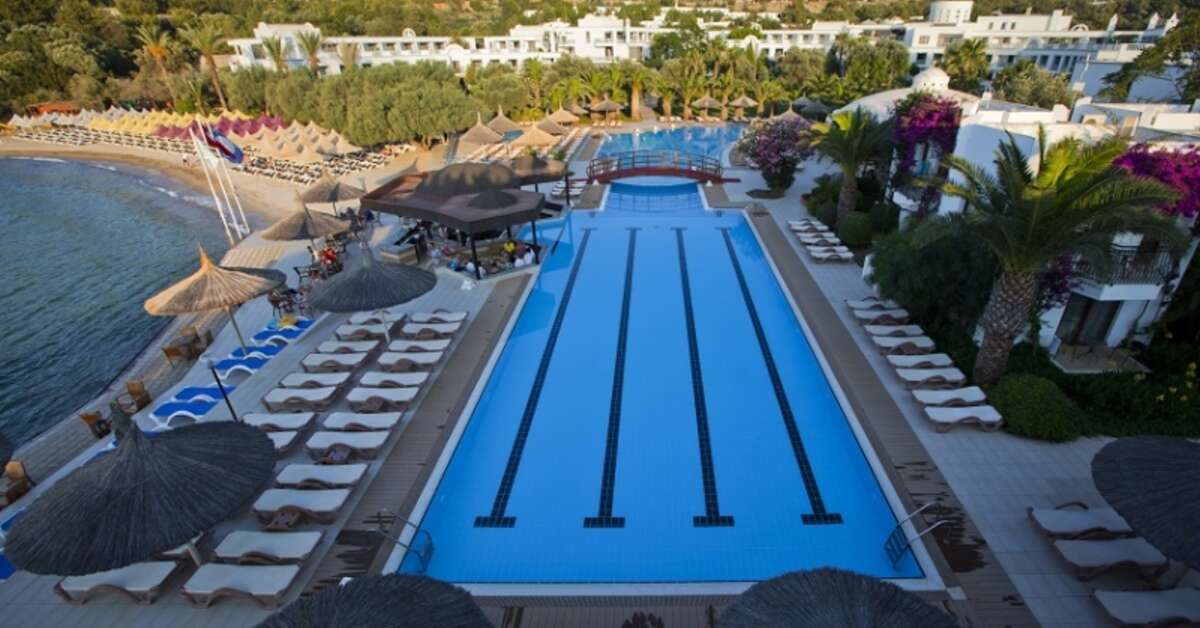Een foto van het zwembad bij Hotel Samara