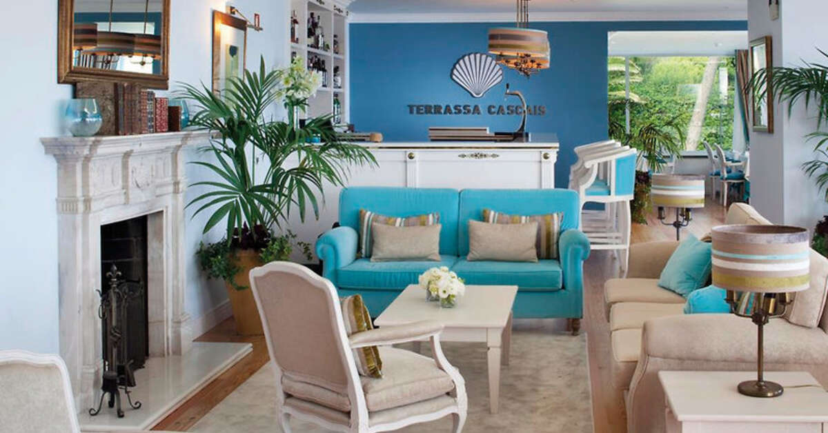 Een foto van het interieur van Hotel Senhora da Guia