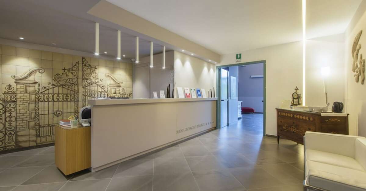 Een foto van het interieur van San Giorgio Palace Hotel