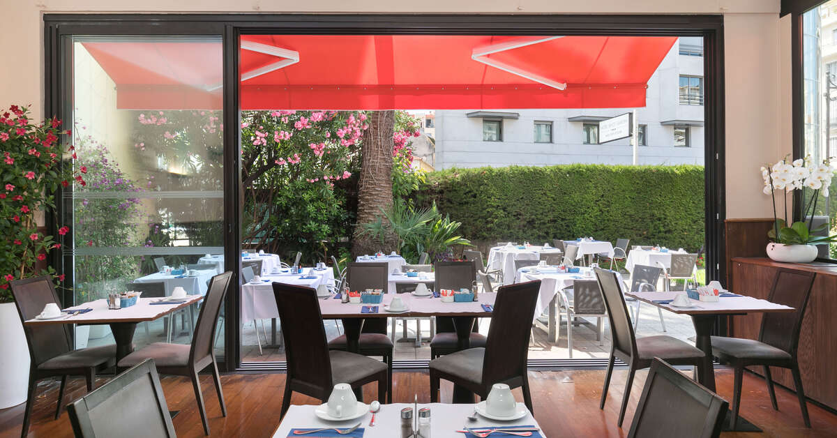 Ein Foto von den Einrichtungen im Best Western Plus Brice Garden Nice