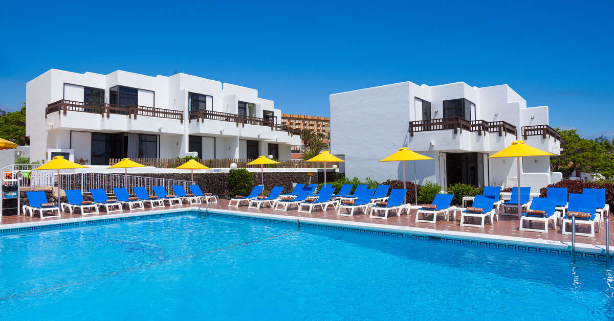 Een foto van het zwembad bij Paraiso del Sol & Paradero Appartementen