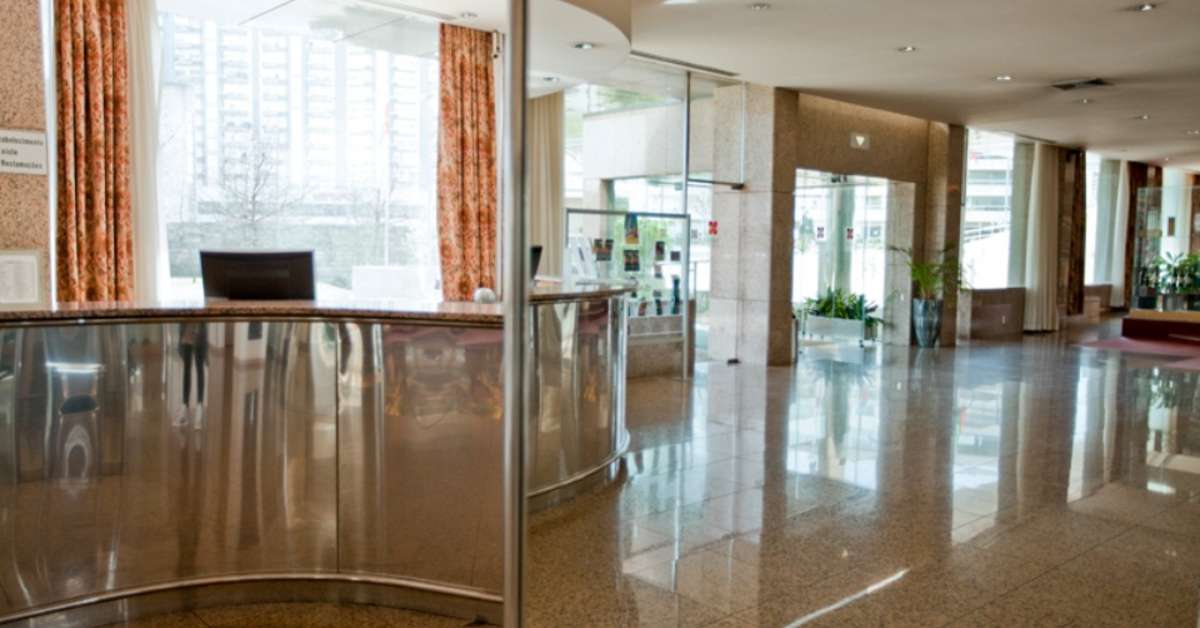 Een foto van het interieur van Hotel Premium Porto Maia