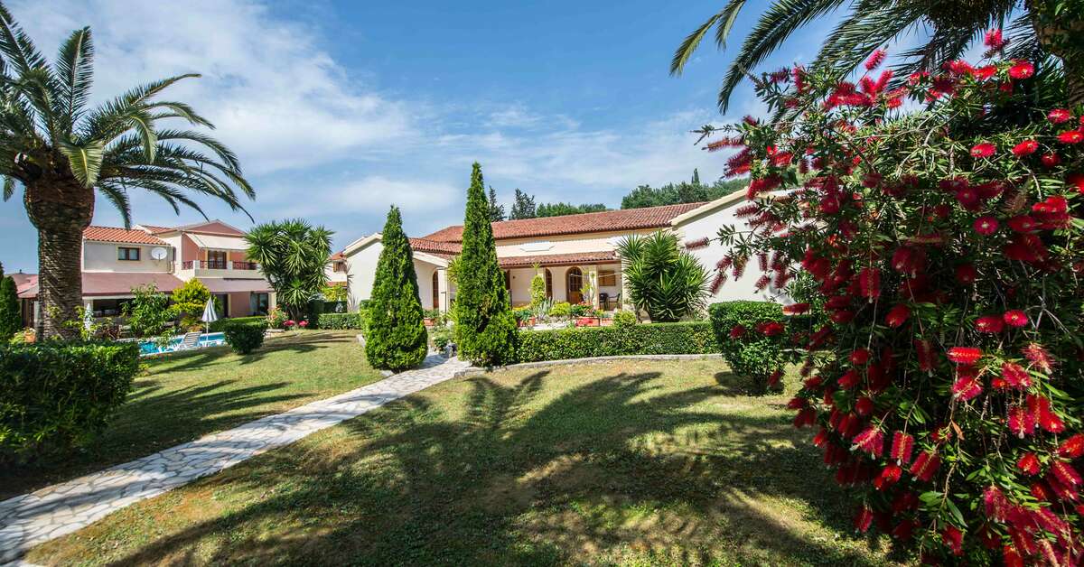 Ein Foto von der Außenansicht des Villa Violetta