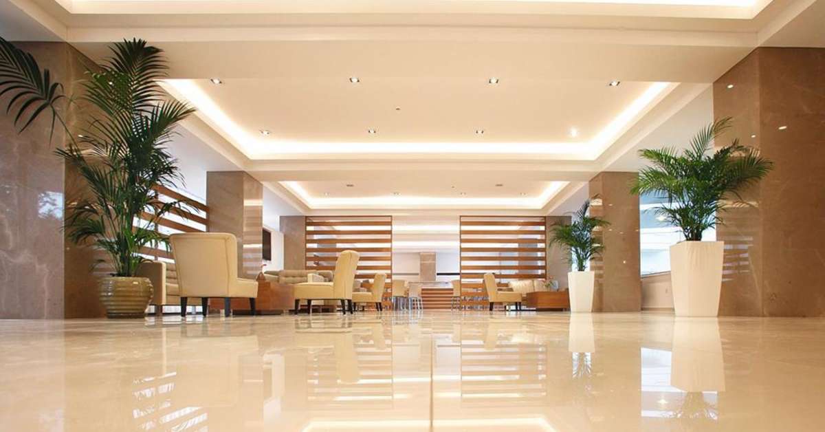 Een foto van het interieur van Sunrise Oasis