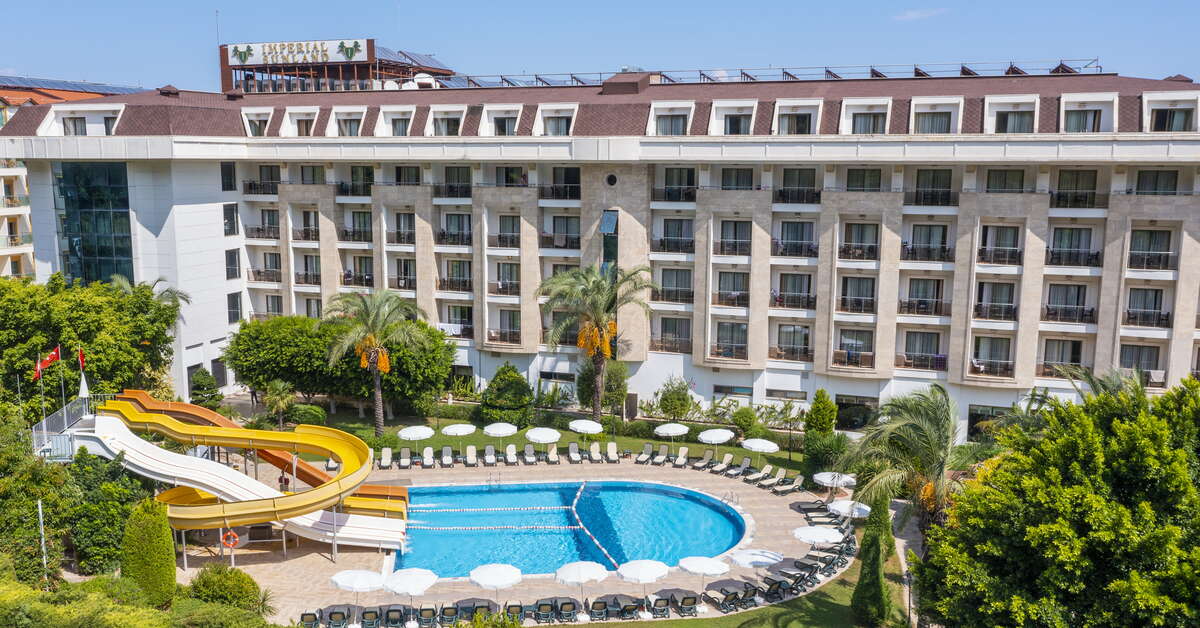 Een foto van het zwembad bij Sunland Resort Hotel Beldibi