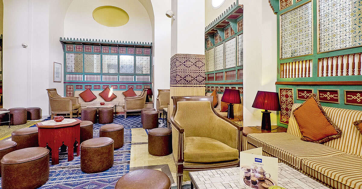 Een foto van het interieur van Medina Solaria & Thalasso