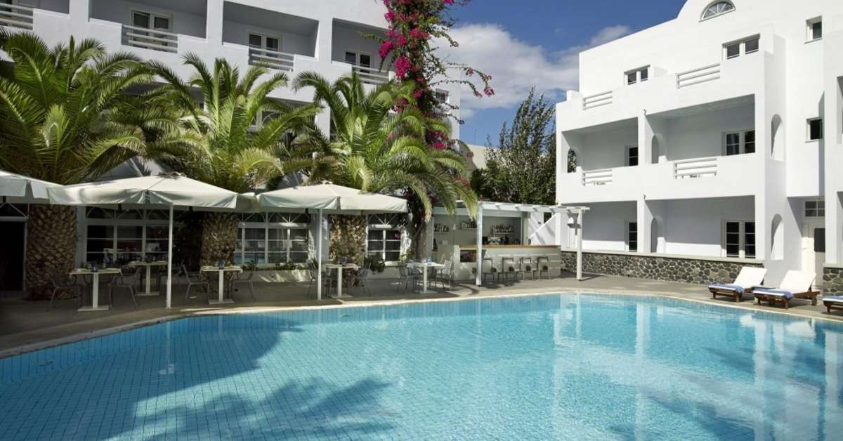Ein Foto vom Pool im Afroditi Venus Beach Hotel & Spa