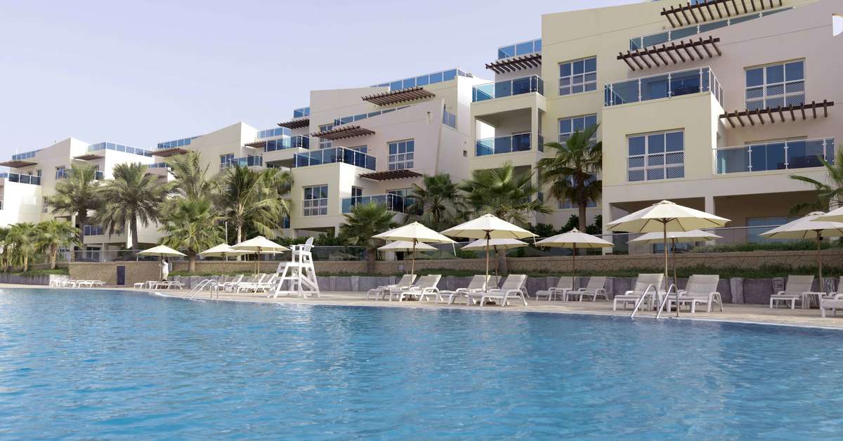 Een foto van het zwembad bij Radisson Blu Resort Fujairah