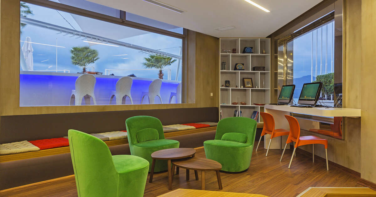 Een foto van de faciliteiten bij Poseidon Hotel