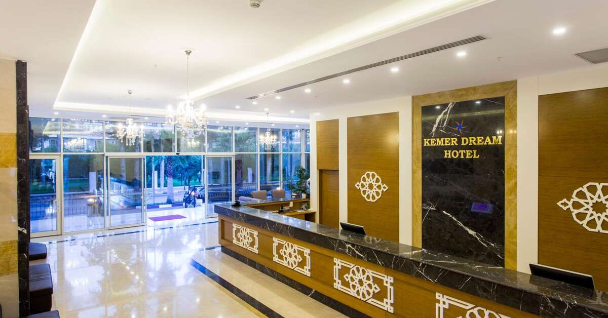 Een foto van het interieur van Kemer Dream Hotel