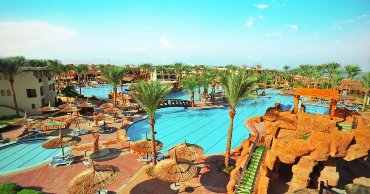 Ein Foto vom Pool im Sea Beach Aqua Park Resort