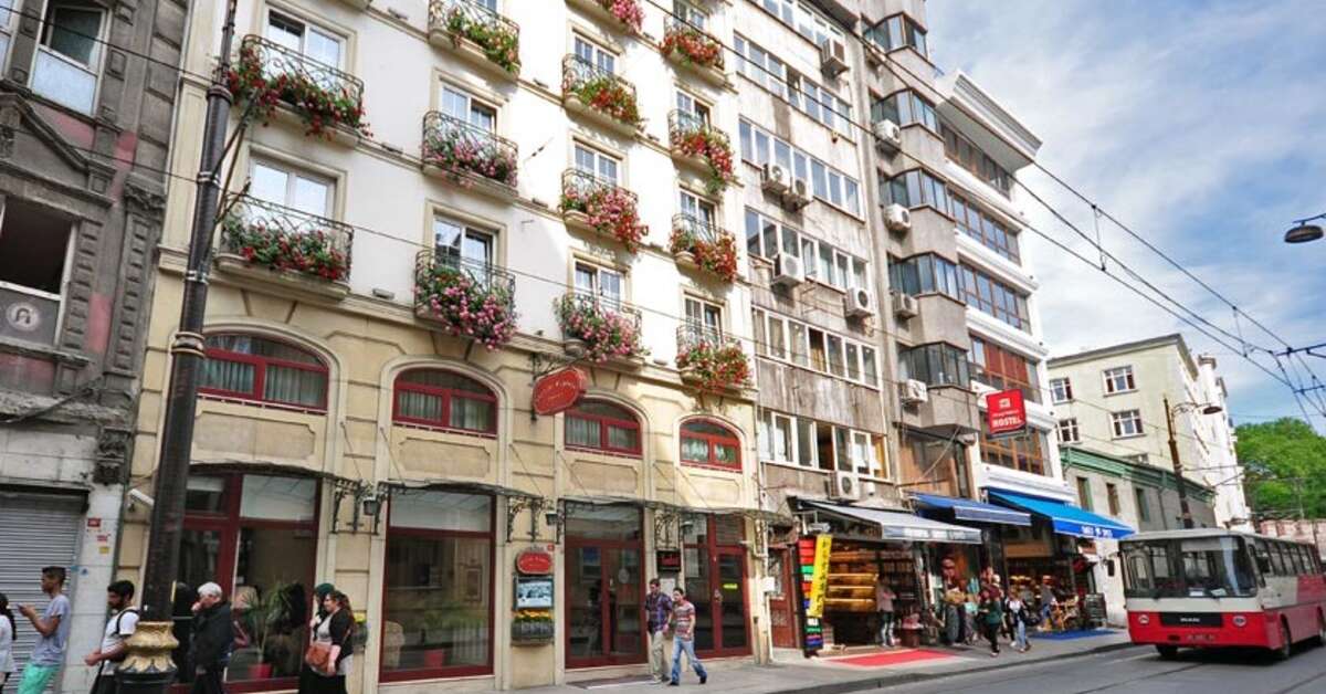 Ein Foto von der Außenansicht des Orient Express Hotel