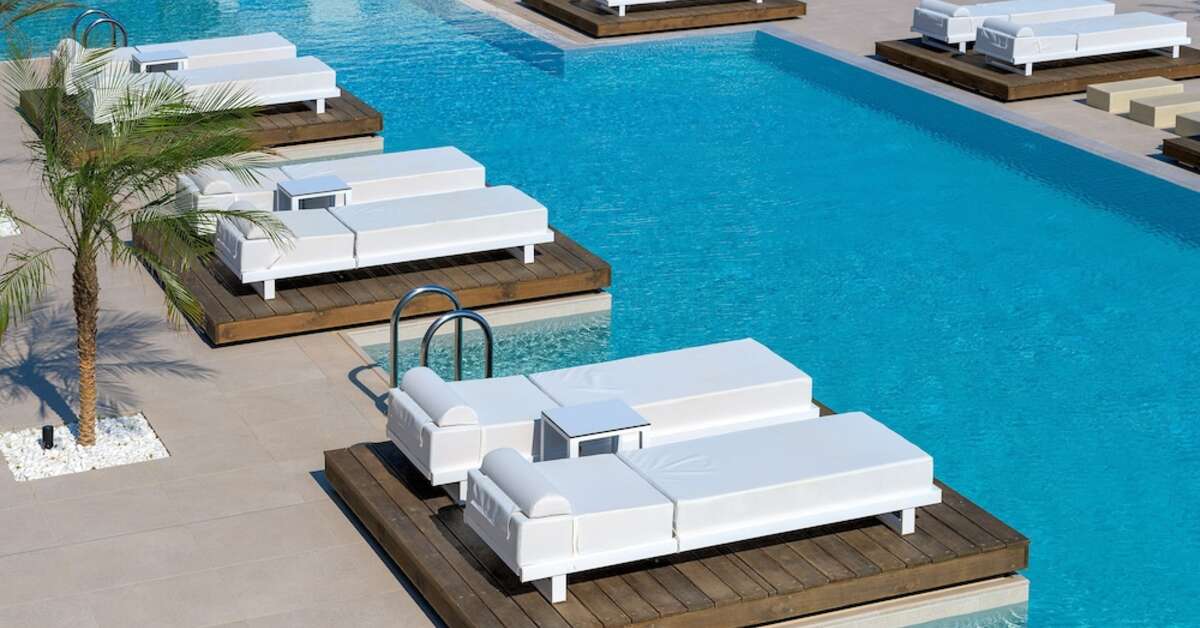 Een foto van het zwembad bij Sun Beach Resort