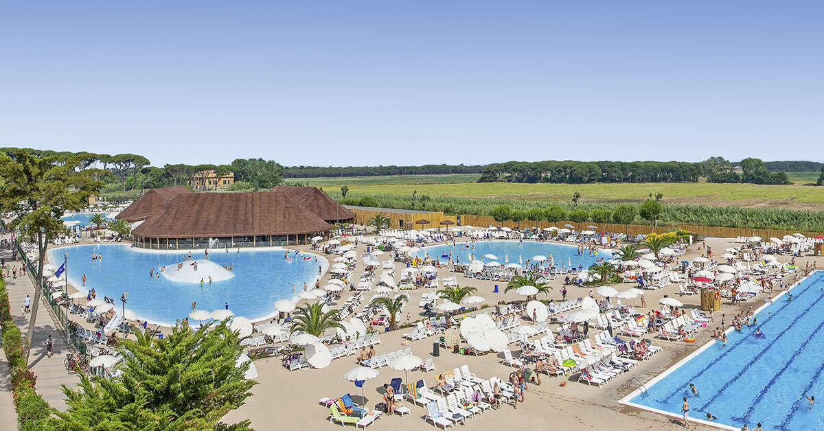 Een foto van een overzicht van Camping Village Park Albatros