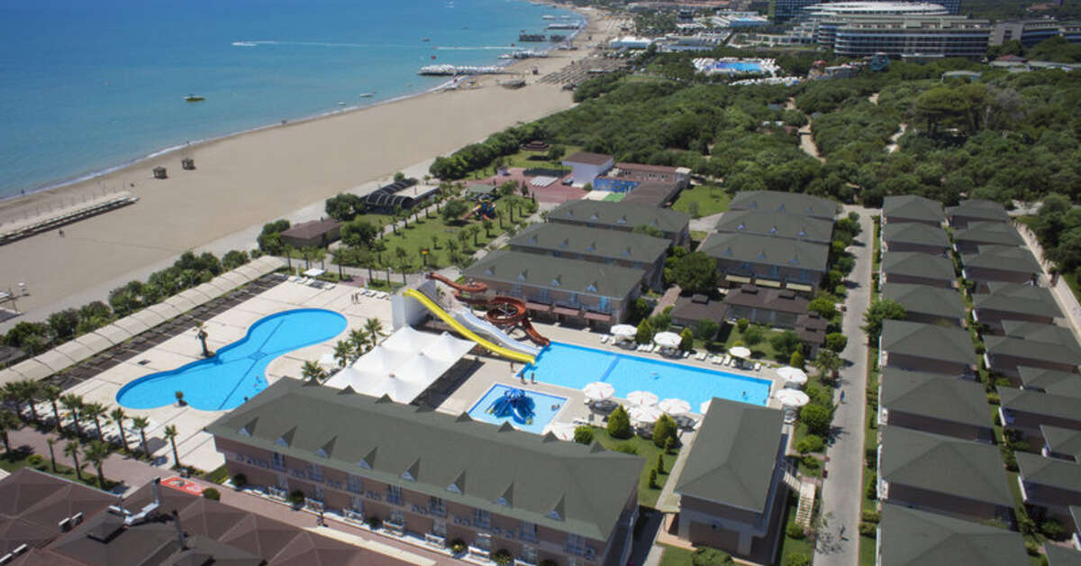 Een foto van het zwembad bij Ethno Belek