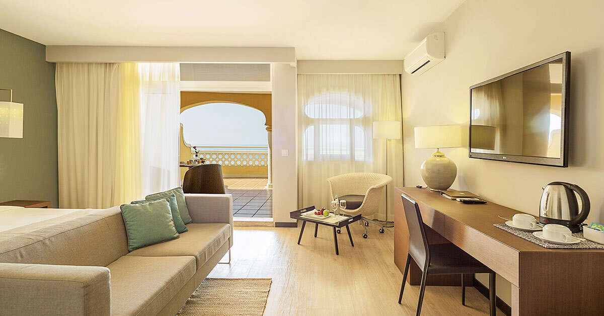 Een foto van het interieur van AP Oriental Beach