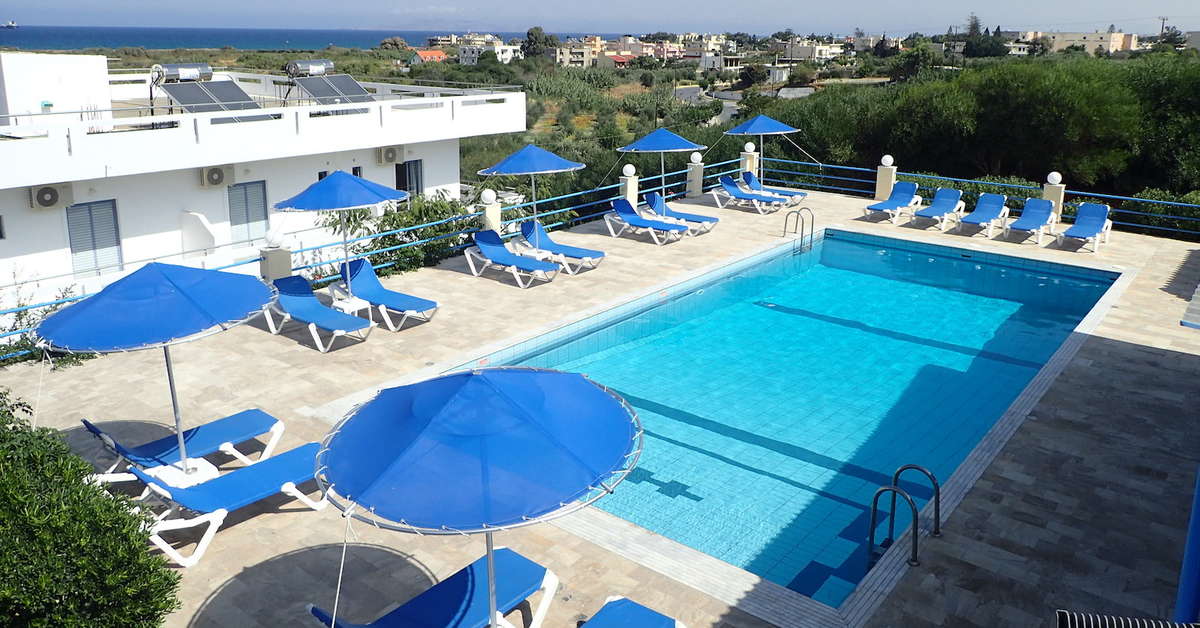 Een foto van het zwembad bij Hotel Poseidon