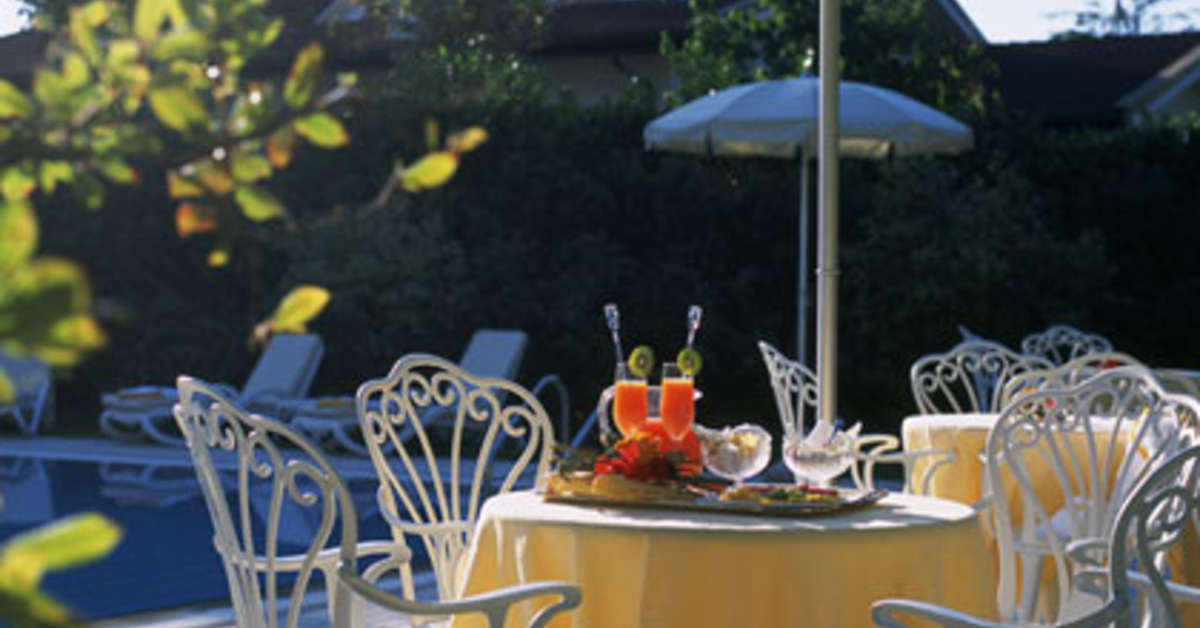 Een foto van het terras bij Borgo Ca' Dei Sospiri
