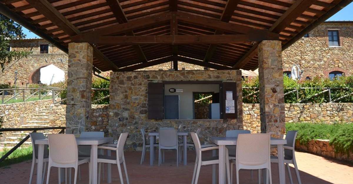 Een foto van het terras bij Antico Borgo Casalappi