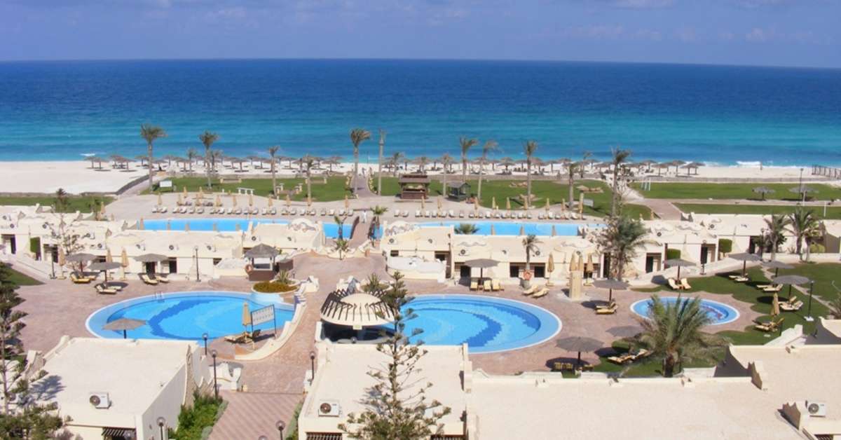 Ein Foto vom Pool im Iberotel Makadi Beach