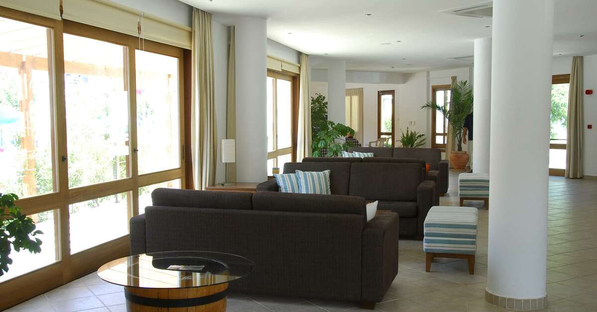 Een foto van het interieur van Hylatio Tourist Village
