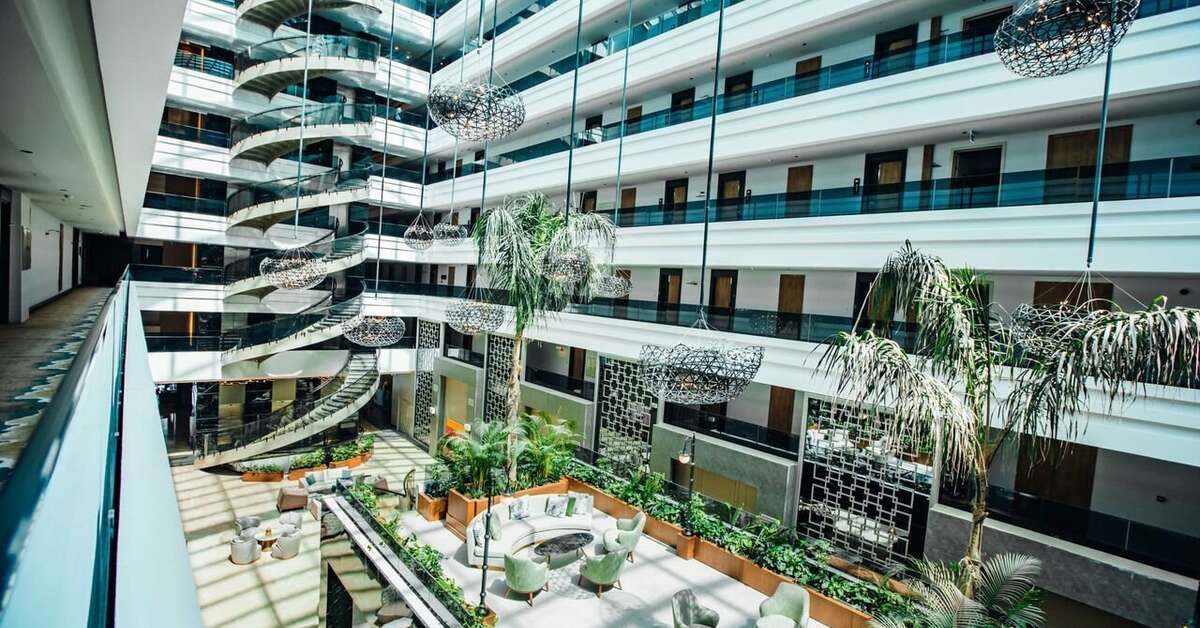 Een foto van het interieur van Alarcha Hotels & Resort