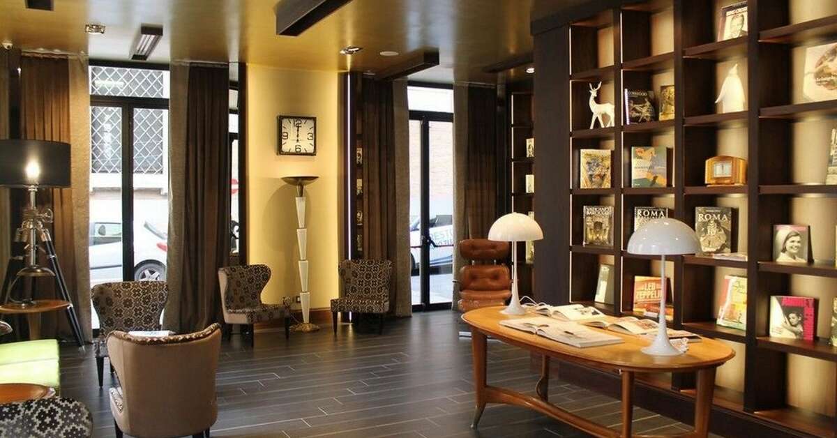 Een foto van het interieur van Palazzo Navona Hotel