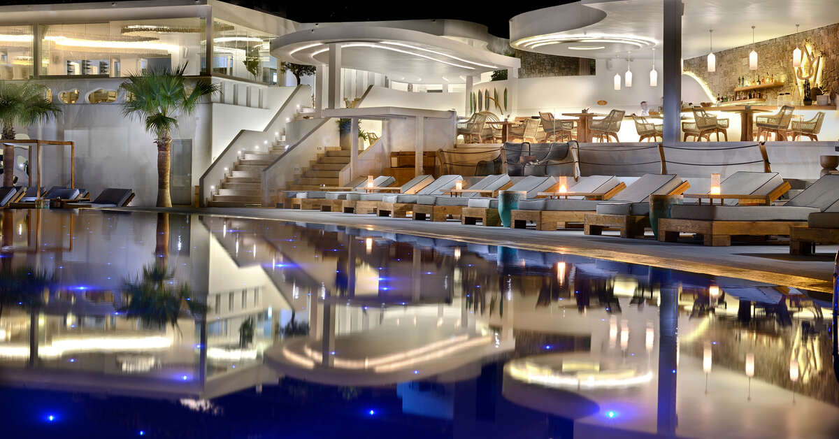 Een foto van het zwembad bij Anax Resort & Spa