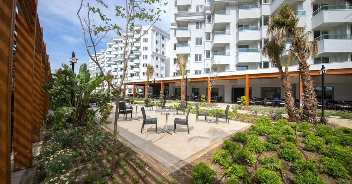 Een foto van het terras bij Wyndham Garden Lara