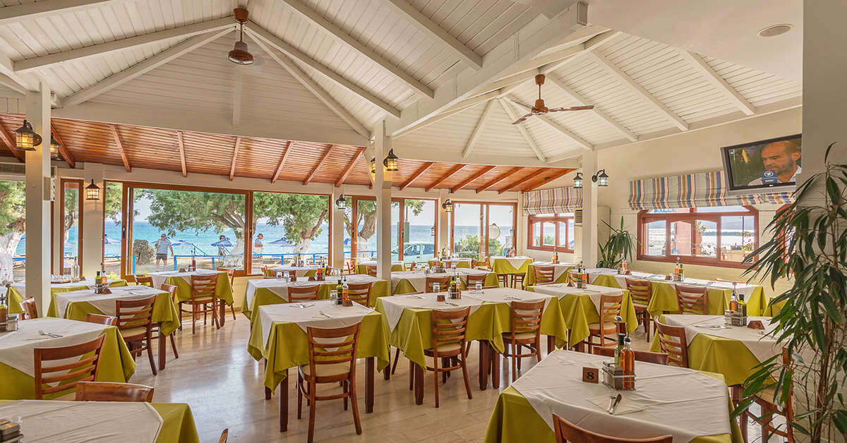 Een foto van de faciliteiten bij Alianthos Beach Hotel