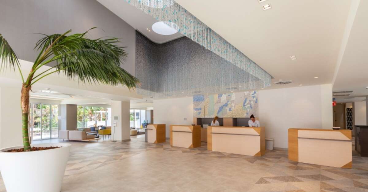 Een foto van het interieur van Abora Buenaventura by Lopesan Hotels