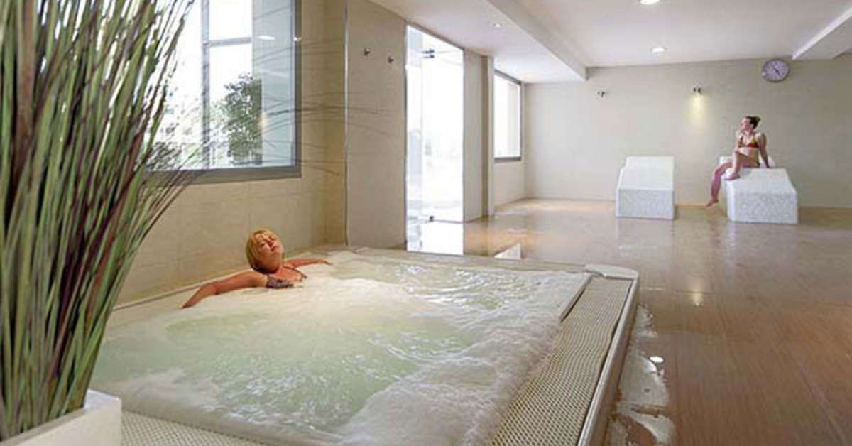 Een foto van de faciliteiten bij Allsun Hotel Orient Beach