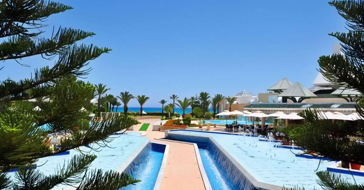 Ein Foto vom Pool im Hasdrubal Prestige Thalassa & Spa Djerba