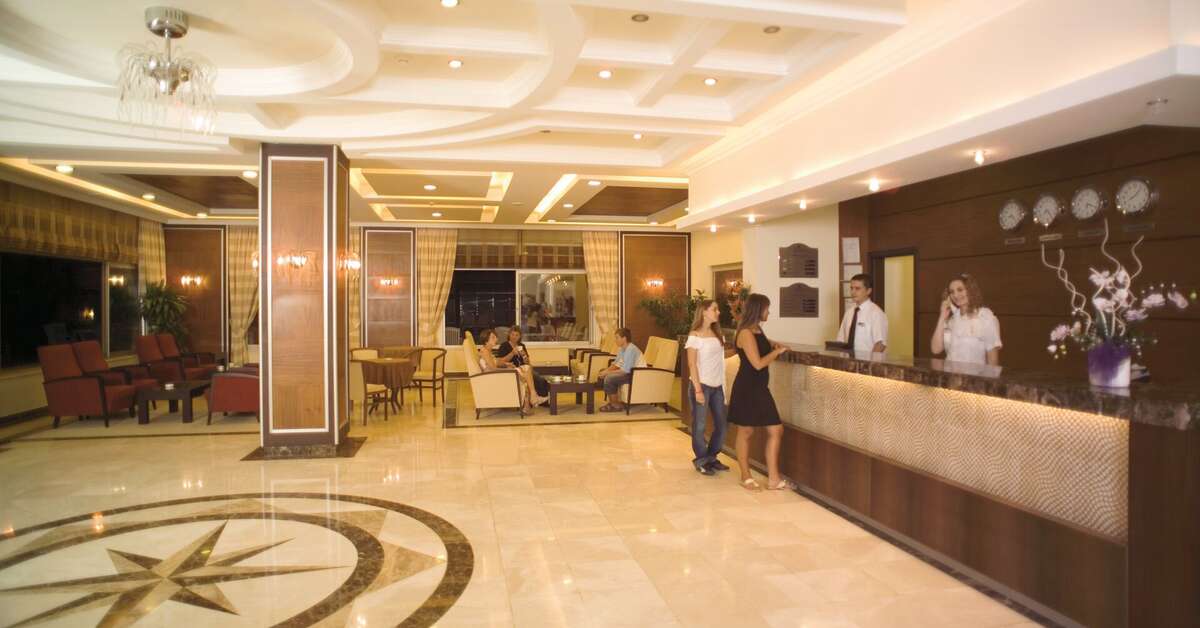 Een foto van het interieur van Sun Star Beach Hotel