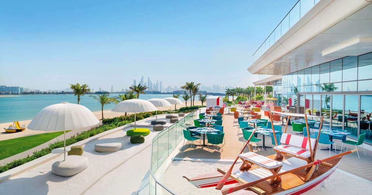 Ein Foto von den Einrichtungen im W Dubai The Palm