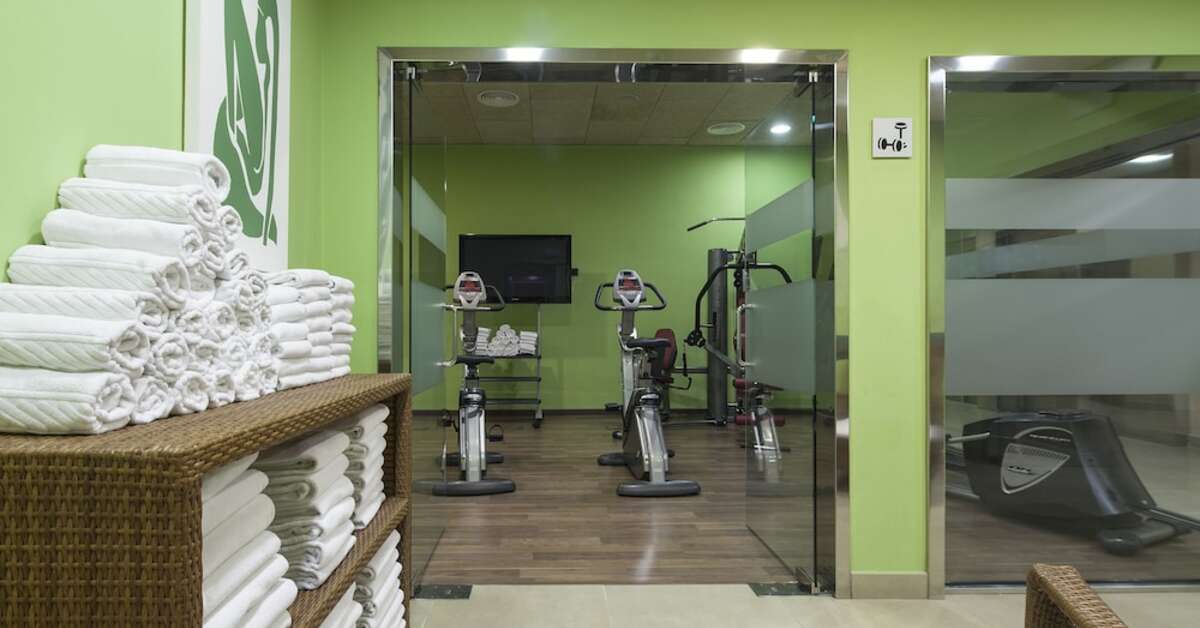 Een foto van de faciliteiten bij Hotel 4 Barcelona