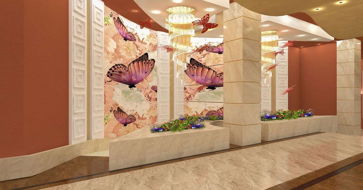 Een foto van het interieur van Europe Hotel & Casino