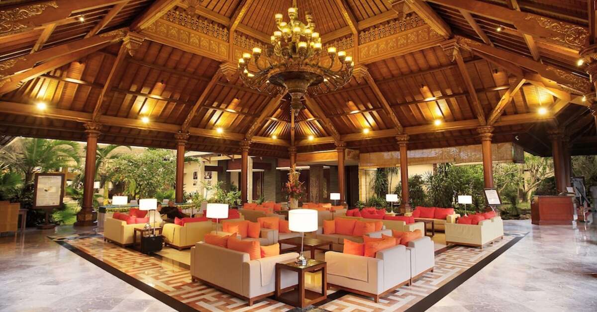 Een foto van het interieur van Prime Plaza Hotel Sanur