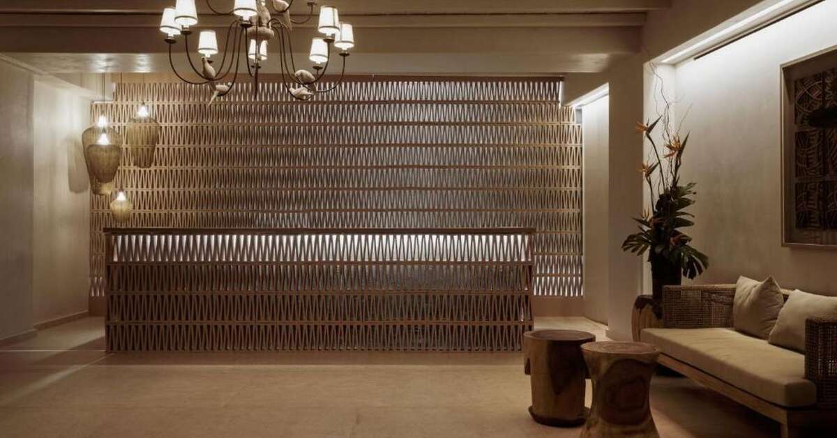 Een foto van het interieur van Asty Mykonos Hotel & Spa