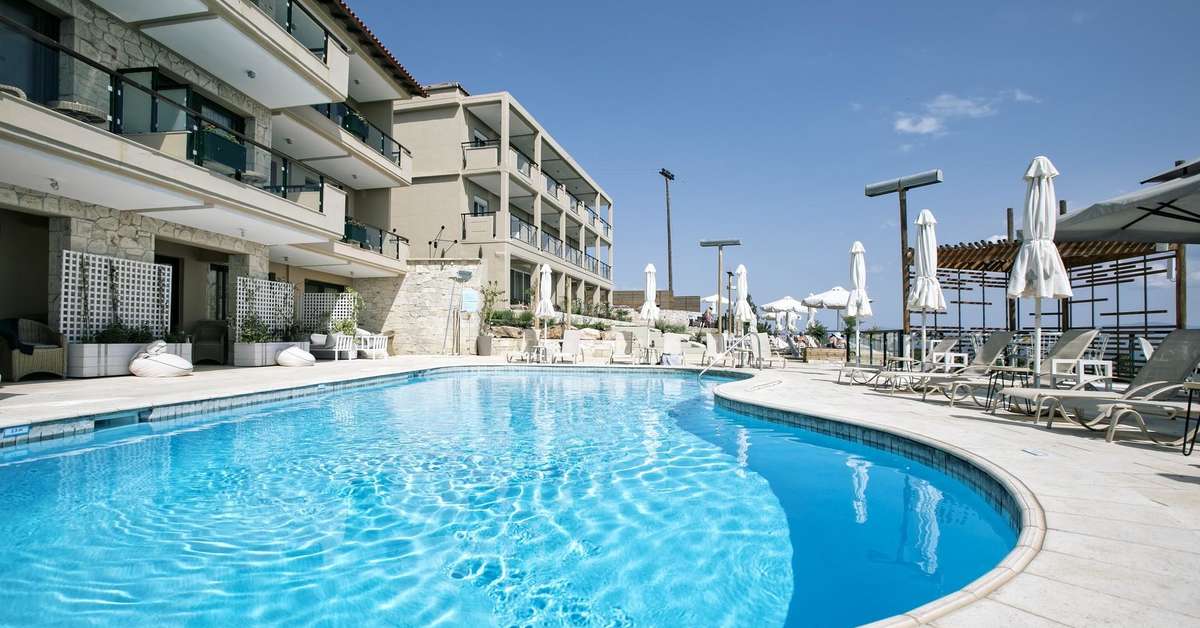 Een foto van het zwembad bij Rigas Boutique Hotel