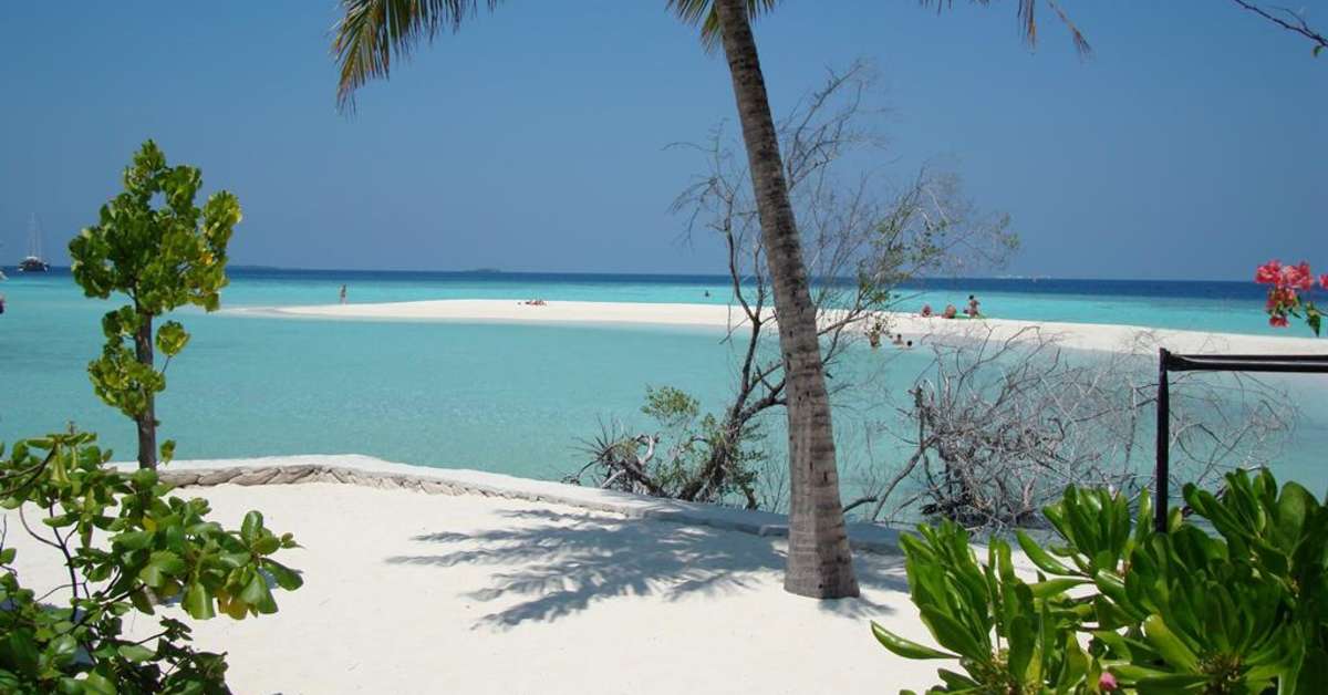 Een foto van het strand bij Embudu Village