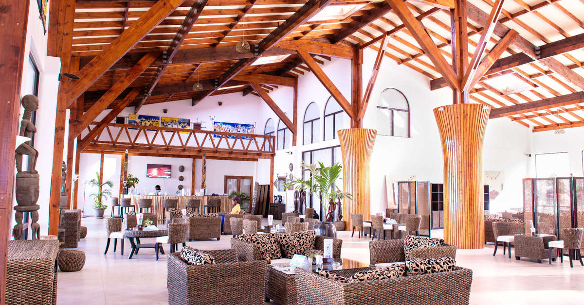 Een foto van de faciliteiten bij Ocean Bay Hotel